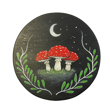 Imã de Geladeira - Cogumelos Encantados
