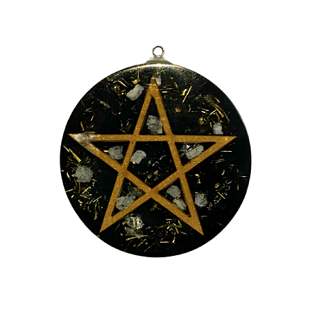 Colar Orgonite com Turmalina Negra – Proteção Total