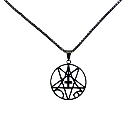 Colar Morbid Angel – Símbolo de Ocultismo
