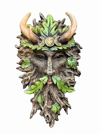 Green Man Chifres Homem Verde - Guardião das Florestas