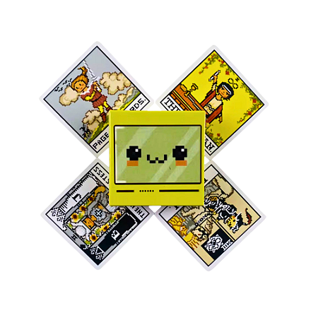 8 Bit Fantasy Tarot Deck - em inglês