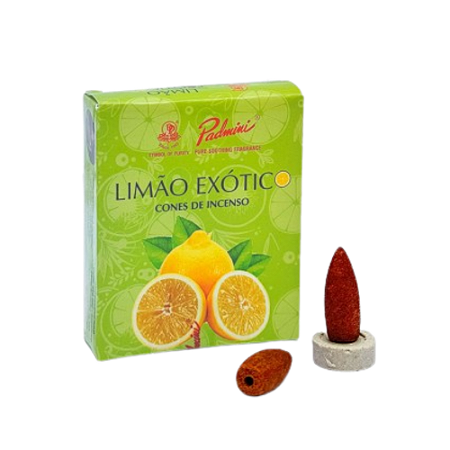 Incenso de Cone Limão Exótico - Padmini