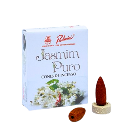 Incenso de Cone Jasmim Puro - Padmini