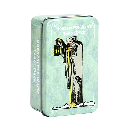 Borderless Waite Tarot Deck - Tarô de Waite Bordas Douradas