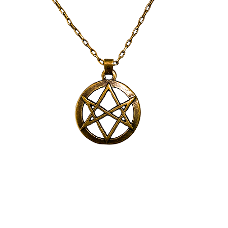Mini Colar Hexagrama Unicursal