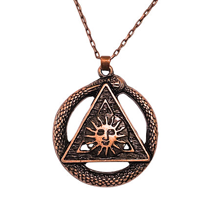 Colar Ouroboros Serpente