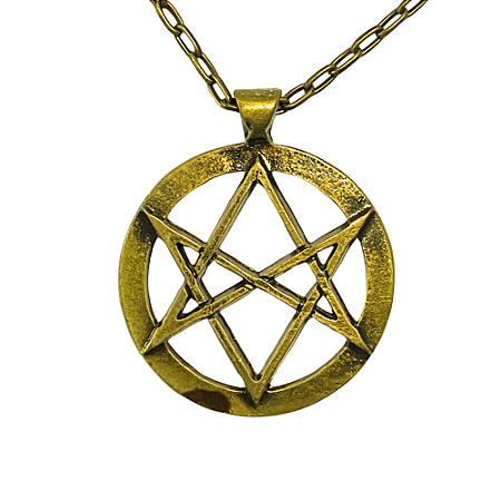 Hexagrama Unicursal - Colar