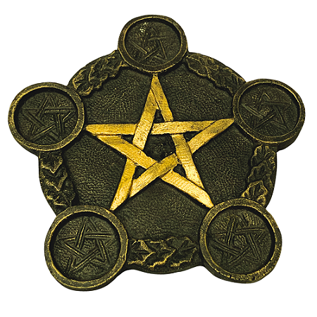 Incensário e Castiçal de Pentagrama