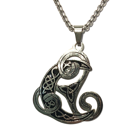 Talismã Lua com Triskle