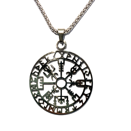 Colar Runa Bússola Viking