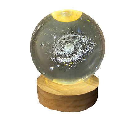 Luminária em Vidro - Galáxia