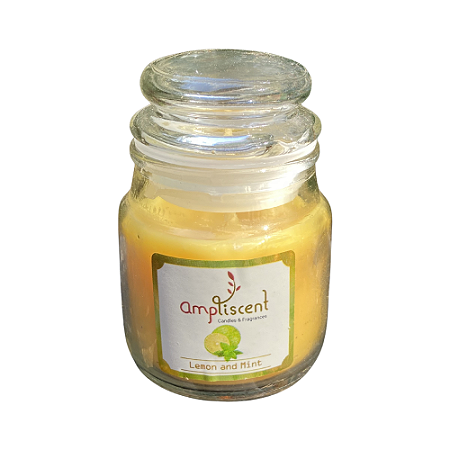 Vela Aromática Ampliscent - Limão e Menta