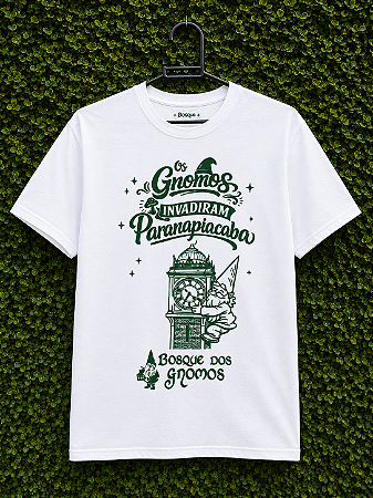 Camiseta do Bosque - Gnomos em Paranapiacaba