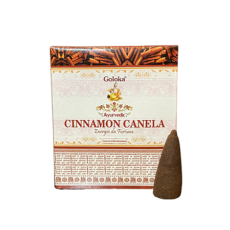 Incenso Cone Goloka - Canela