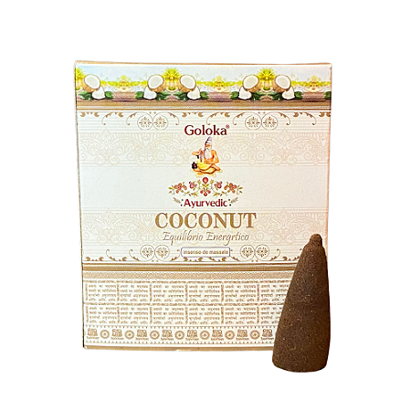 Incenso Cone Goloka – Coco