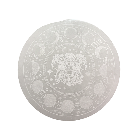 Placa de Selenita Circular - Hécate