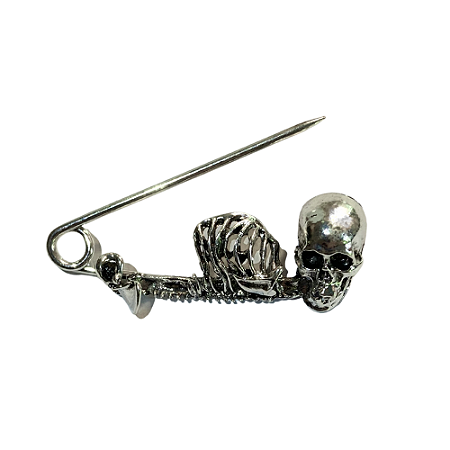 Broche Alfinete Esqueleto