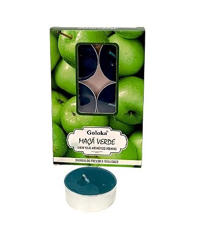 Vela Rechaud - Maçã Verde