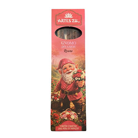 Incenso Linha Gnomos - Gnomo do Amor, Rosas