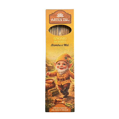 Incenso Linha Gnomos - Gnomo da Prosperidade, Camomila e Canela