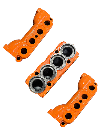 Kit Cabeçote Central + 2 Tampas Da Bomba Jacto Jp-100