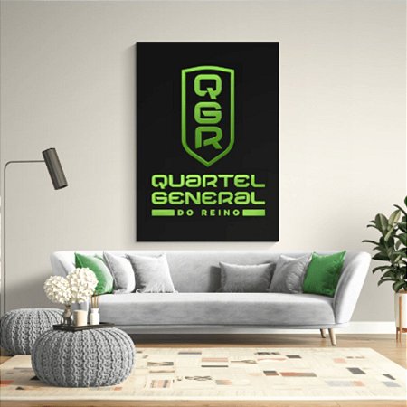 Quadro Decorativo QGR Quartel General do Reino Luxo