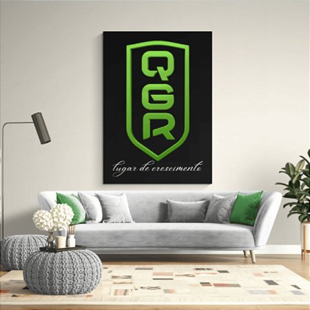 Quadro Decorativo QGR Lugar de Crescimento Luxo
