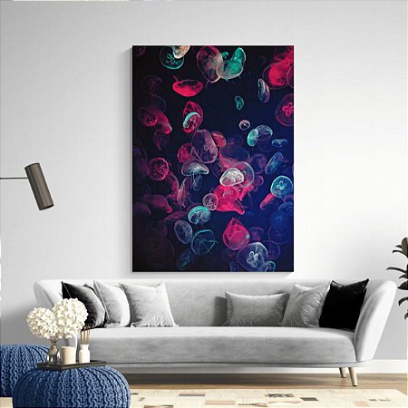 Quadro Decorativo Águas Vivas 3D Luxo