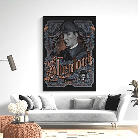 Quadro Decorativo Sherlock Holmes Luxo