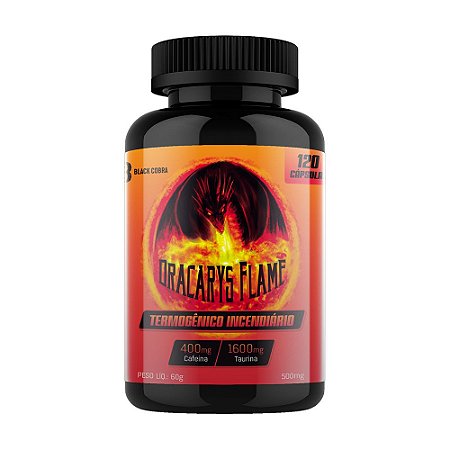 Dracarys Flame Termogênico Incendiário 120 Cáps - Black Cobra