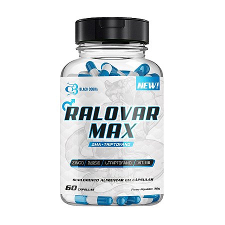 Ralovar Max 60 Caps Triptofano + Zma