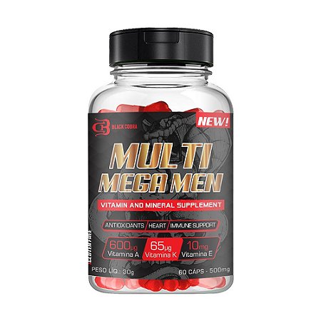 Multi Mega Men Multivitamínico Completo 60 Caps