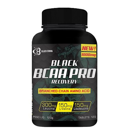 Black Bcaa Pro 120 Tabletes - Black Cobra