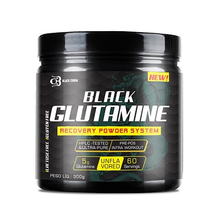 Black Glutamine 300g Recovery Powder System