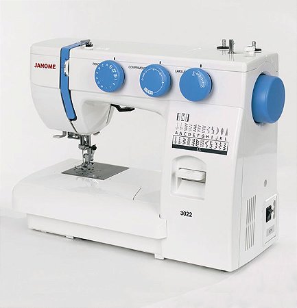 MAQUINA DE COSTURA JANOME 3022 COM 22 PONTOS 110 VOLTS