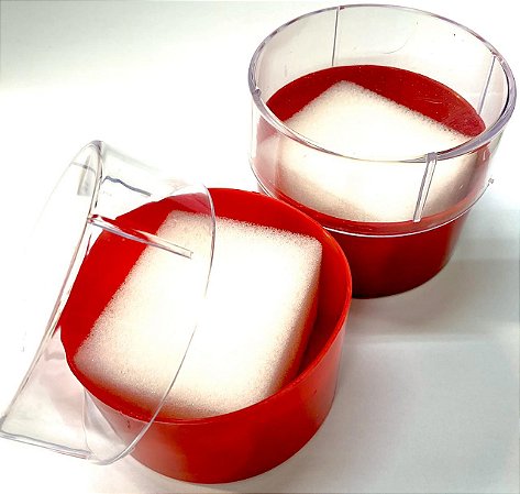 CAIXINHA ESTOJO PARA RELOGIOS MOD.4008 VERMELHO C/12 UNID