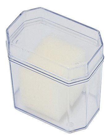 Caixinha Estojo P/relógios Mod. Sextavado Transp C/10 Un