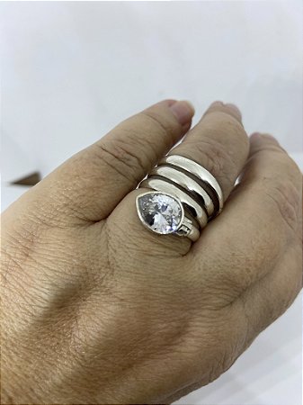 Anel SERPENTE ZIRCÔNIA