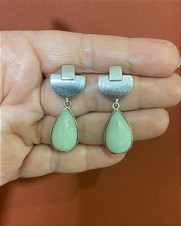 Brinco Gota Turquesa