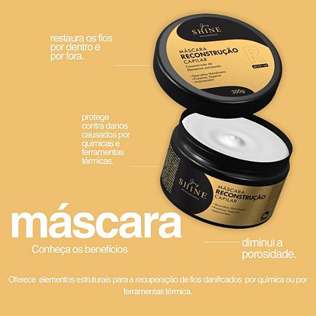Mascara Reconstrução capilar