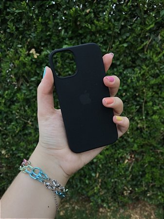Atacado de Capinhas - Capa Para Celular Silicone Case Veludo iPhone 7 e 8  -Preto - Atacado para Lojistas