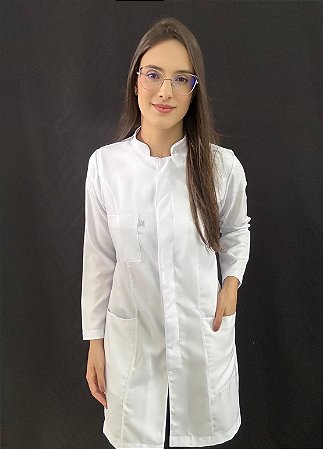 Jaleco Feminino Gola Padre
