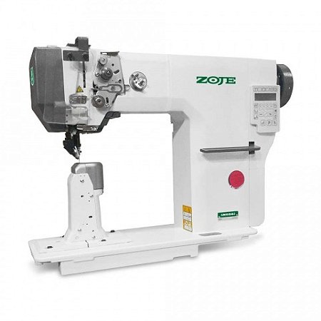 Máquina de Coluna Industrial Eletrônica Zoje 1 Agulha Transporte Triplo Pneumática ZJ-9610-D3-M-3 - 220 v