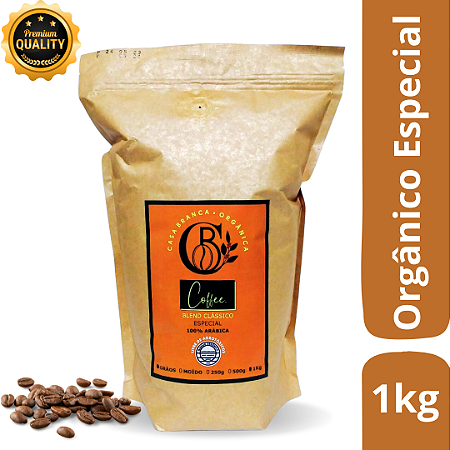 Café Orgânico Especial Em Grãos 100%Arábica Expresso 1kg