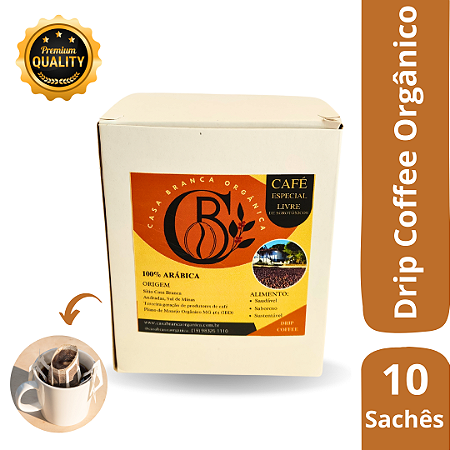 Drip Coffee Café Especial Orgânico 10 Sachês