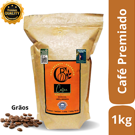 Café Orgânico Especial Em Grãos Microlote Premiado 85 pontos 1kg