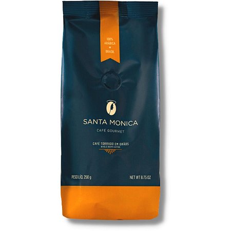 Café Gourmet Em Grão Santa Monica 250g Torra Média Arábica