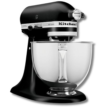 Batedeira Planetária KitchenAid Artisan Matte Black 220V