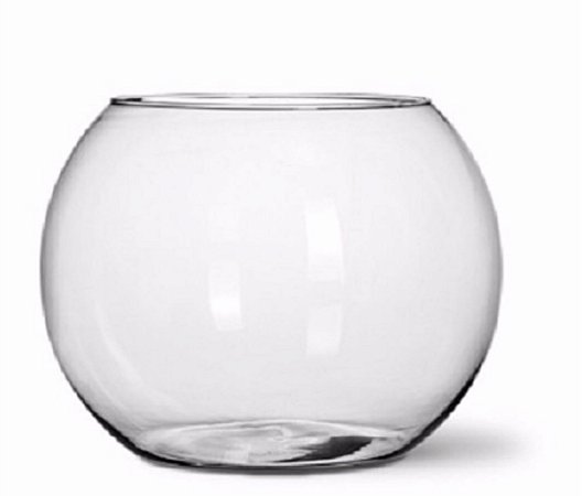 Vaso Vidro para Decoração de Festas -kit 4 peças