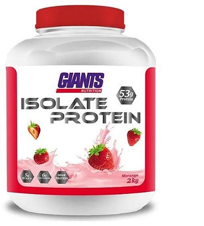 Combo Isolate Protein 2 Potes 2Kg cada Giants Nutrition Com Uma Coqueteleira de Brinde